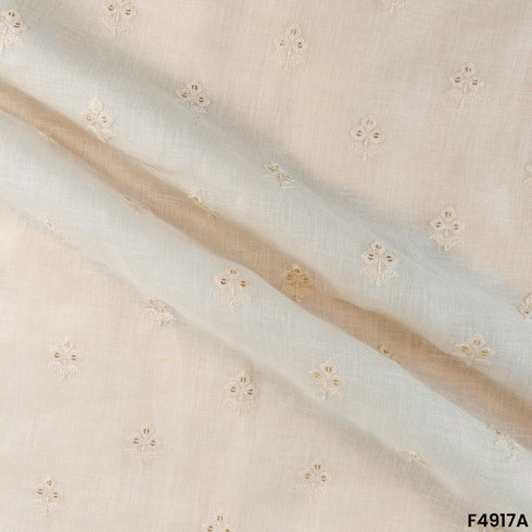 Thread sequins Work Linen Cotton-F4917